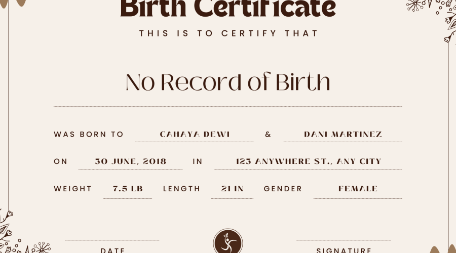 Paano nagkaroon ng Birth Certificate ang aking ina mula sa "No Record of Birth" o Negative Certification